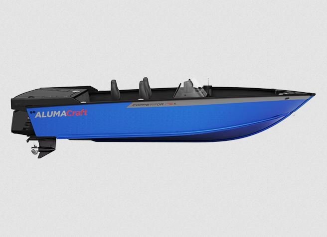 2025 Alumacraft Competitor 175X Side Console Rotax S Azure Blue