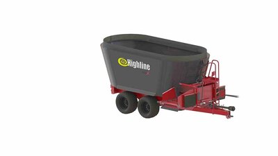 Highline Mfg. ***NEW*** AccuMixTM Towed Feed Mixer - AMX850T TMR