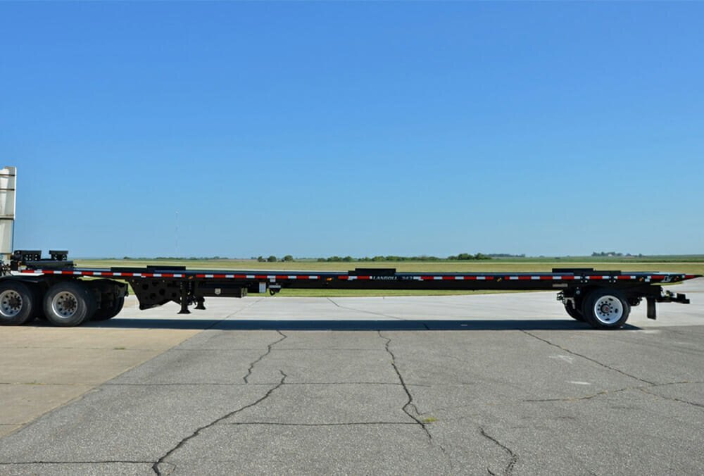 Landoll 343A TRAVELING AXLE TRAILER RED