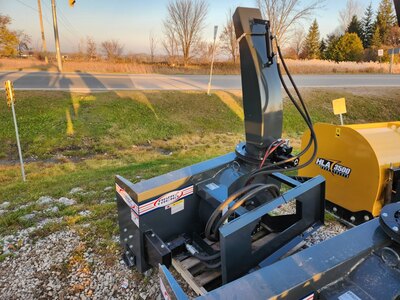 NEW AgroTrend 2066SS skidsteer snowblower