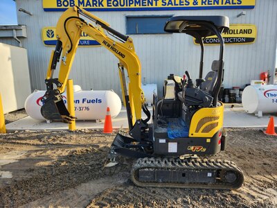 New Holland E17C compact excavator