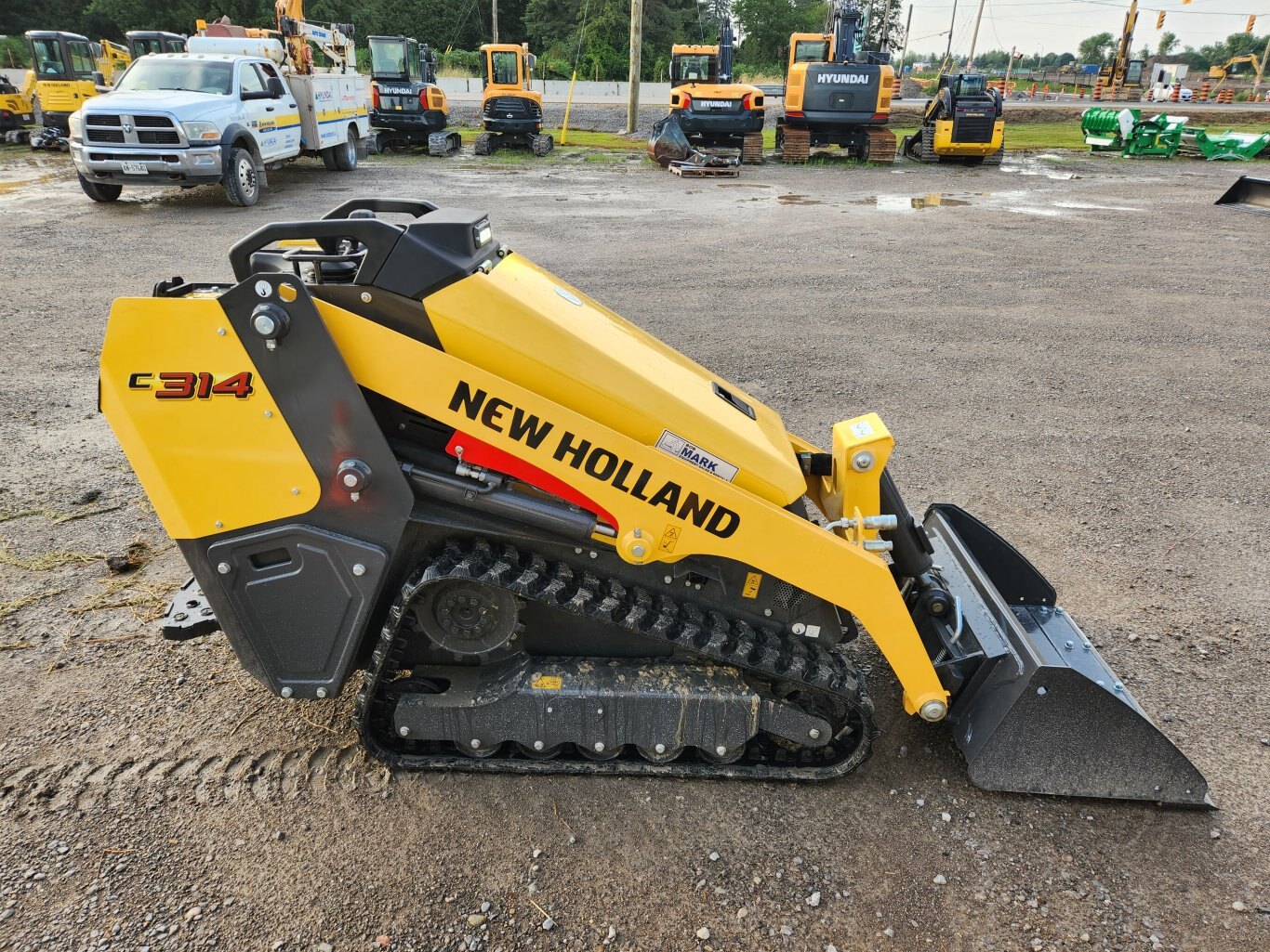 New Holland C314 mini track loader