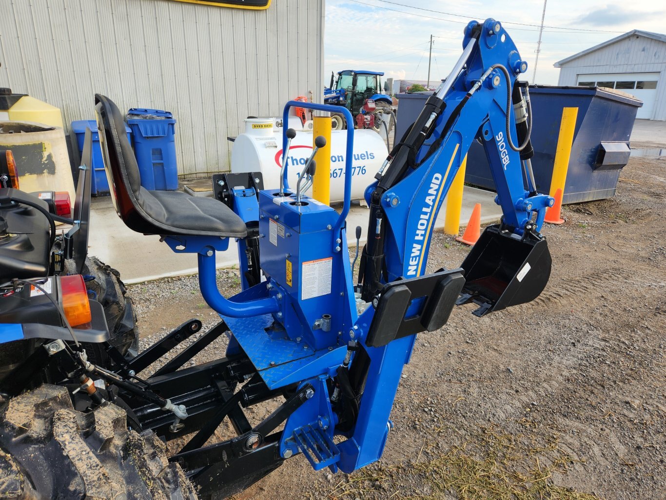 New Holland Workmaster 25 compact tractor with loader & backhoe