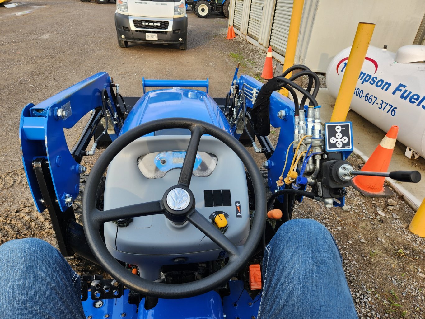 New Holland Workmaster 25 compact tractor with loader & backhoe