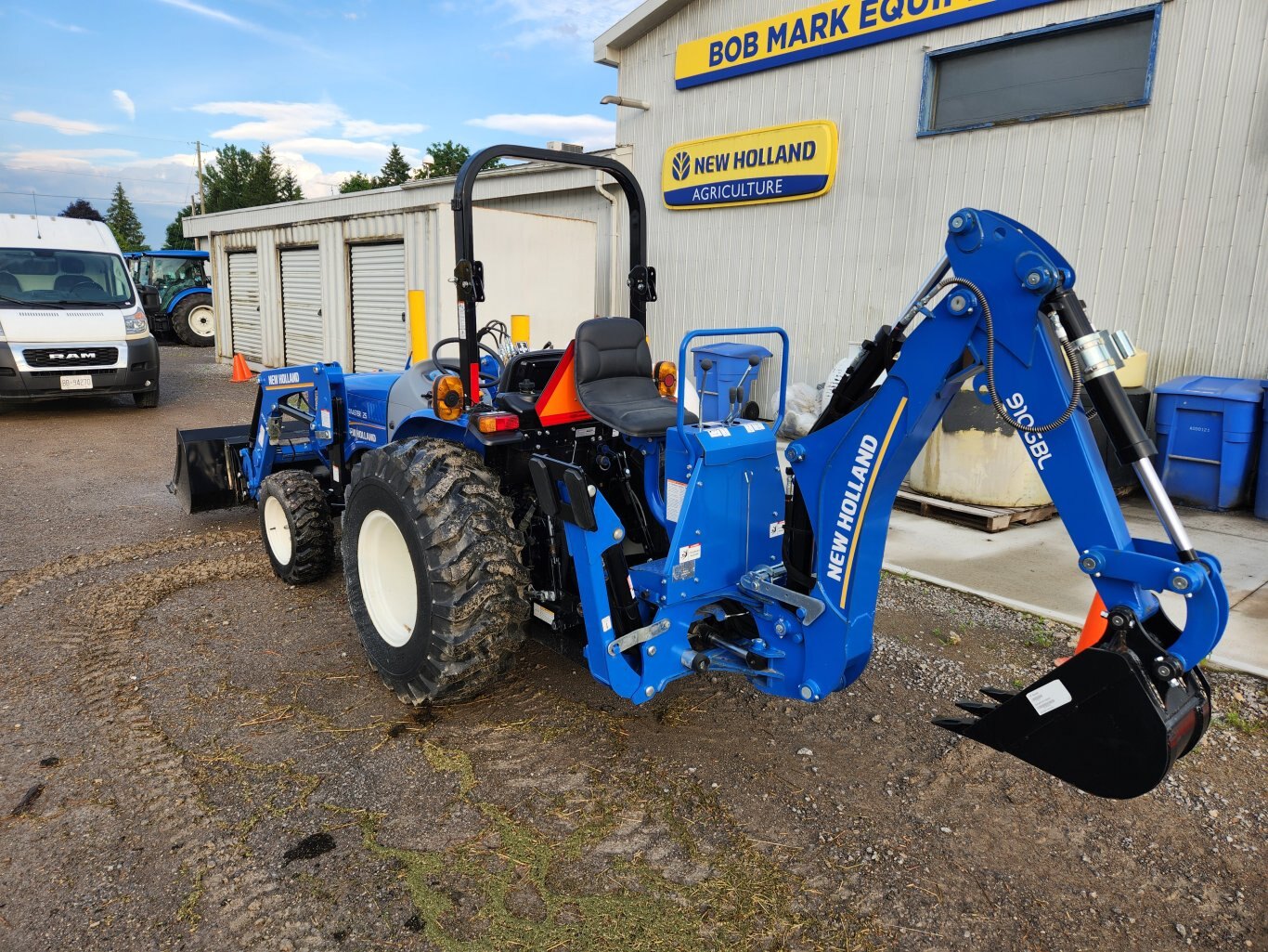 New Holland Workmaster 25 compact tractor with loader & backhoe