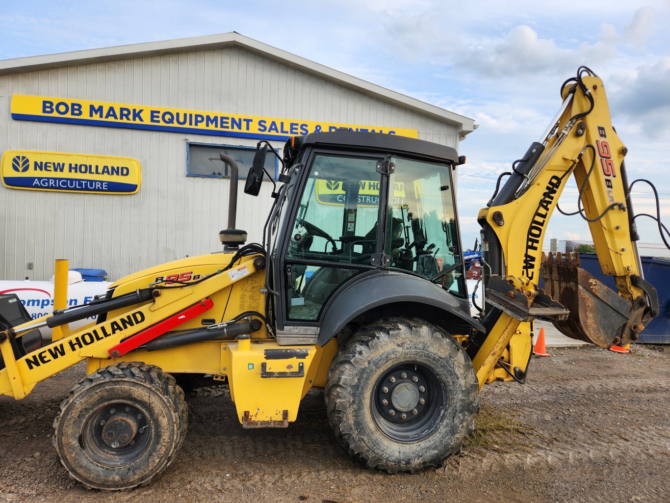 New Holland B95B backhoe