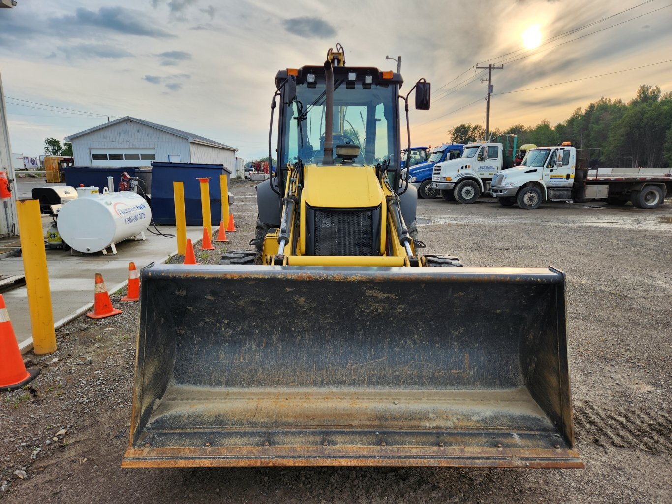 New Holland B95B backhoe