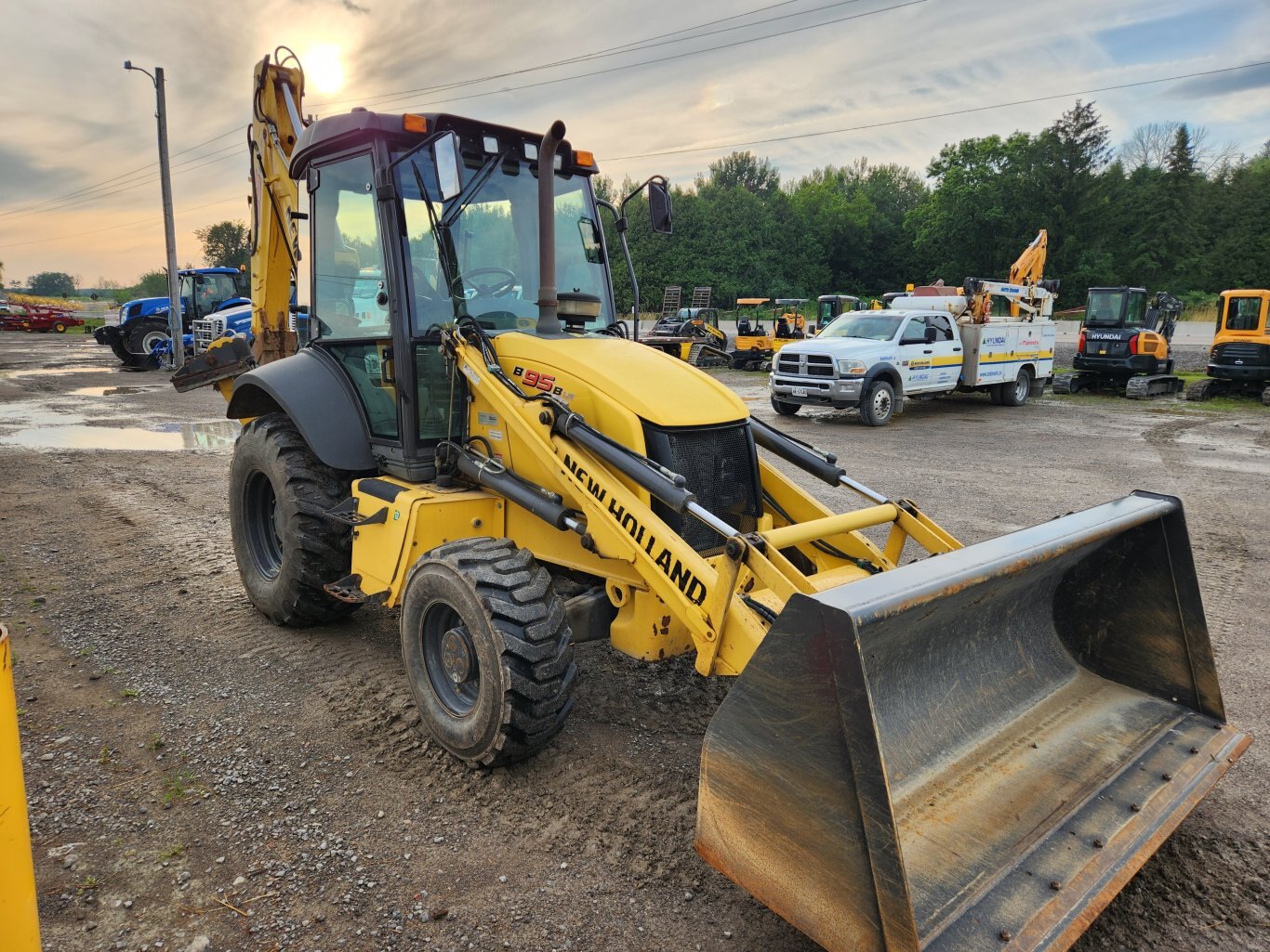 New Holland B95B backhoe