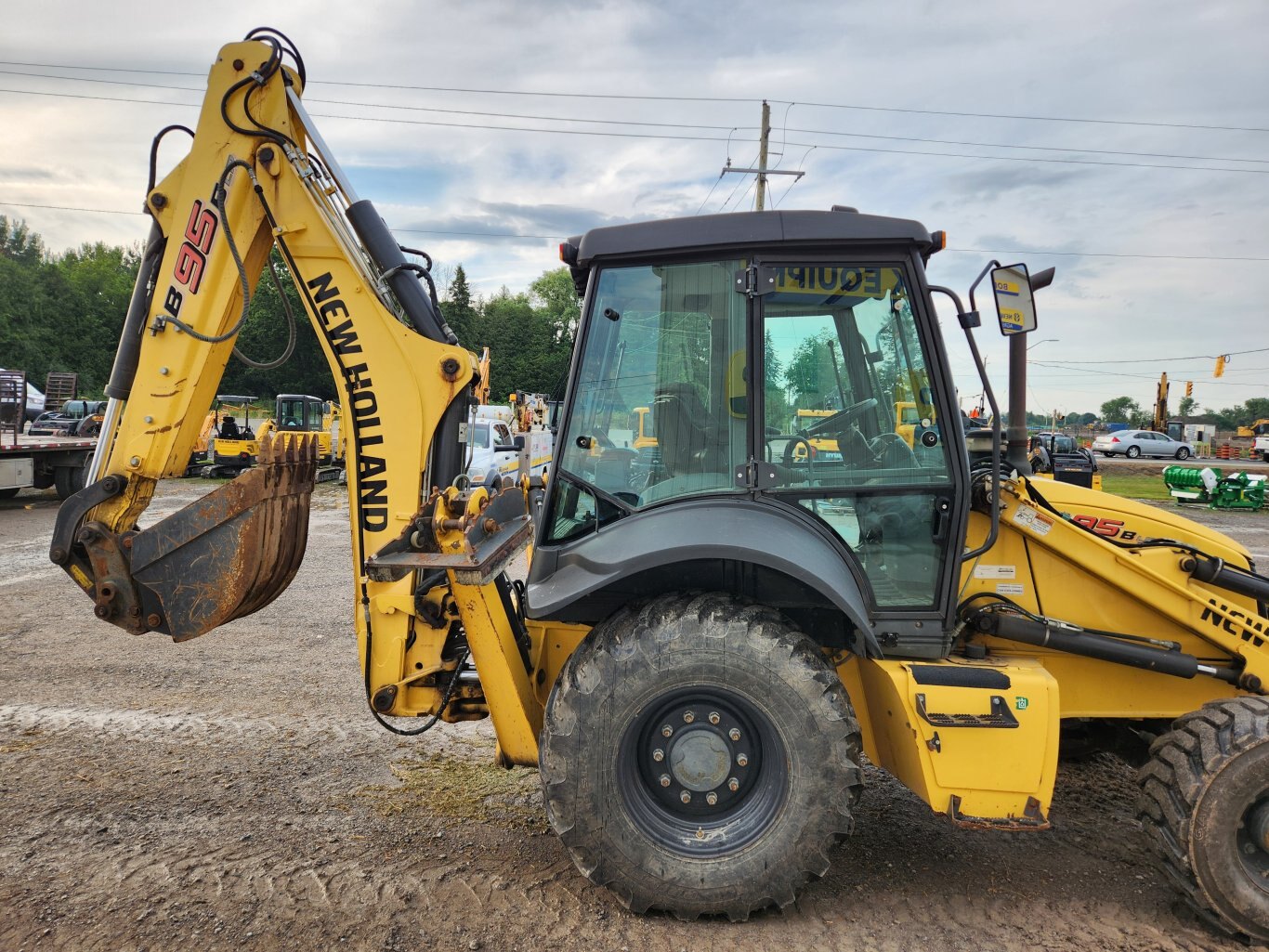 New Holland B95B backhoe