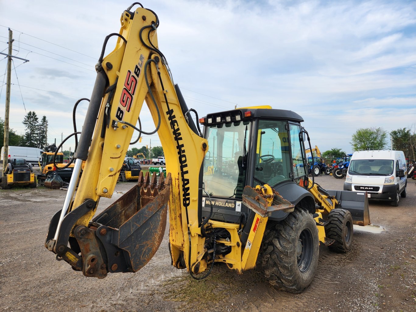 New Holland B95B backhoe