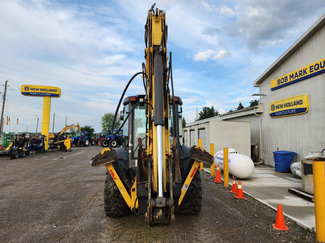 New Holland B95B backhoe