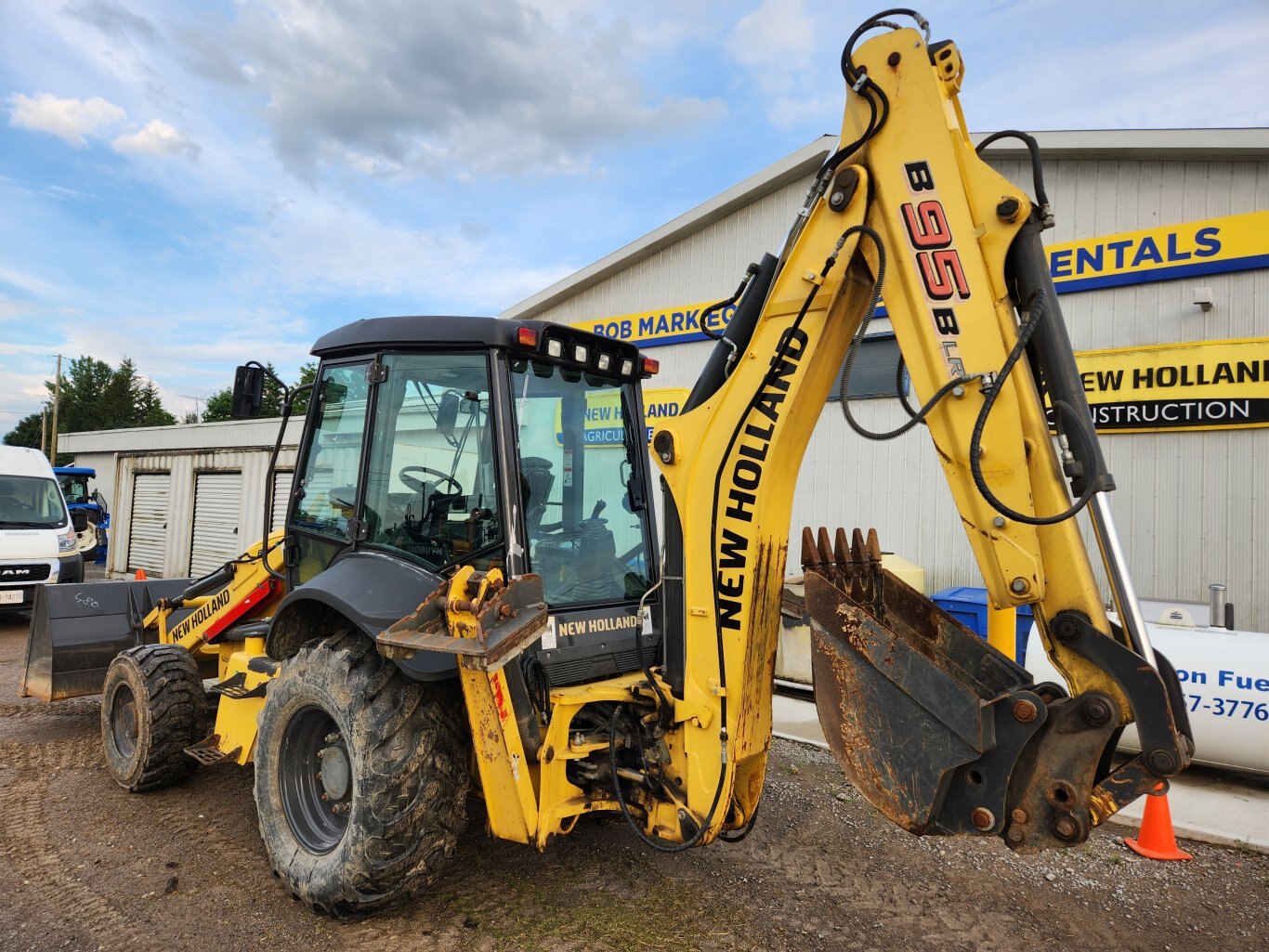 New Holland B95B backhoe