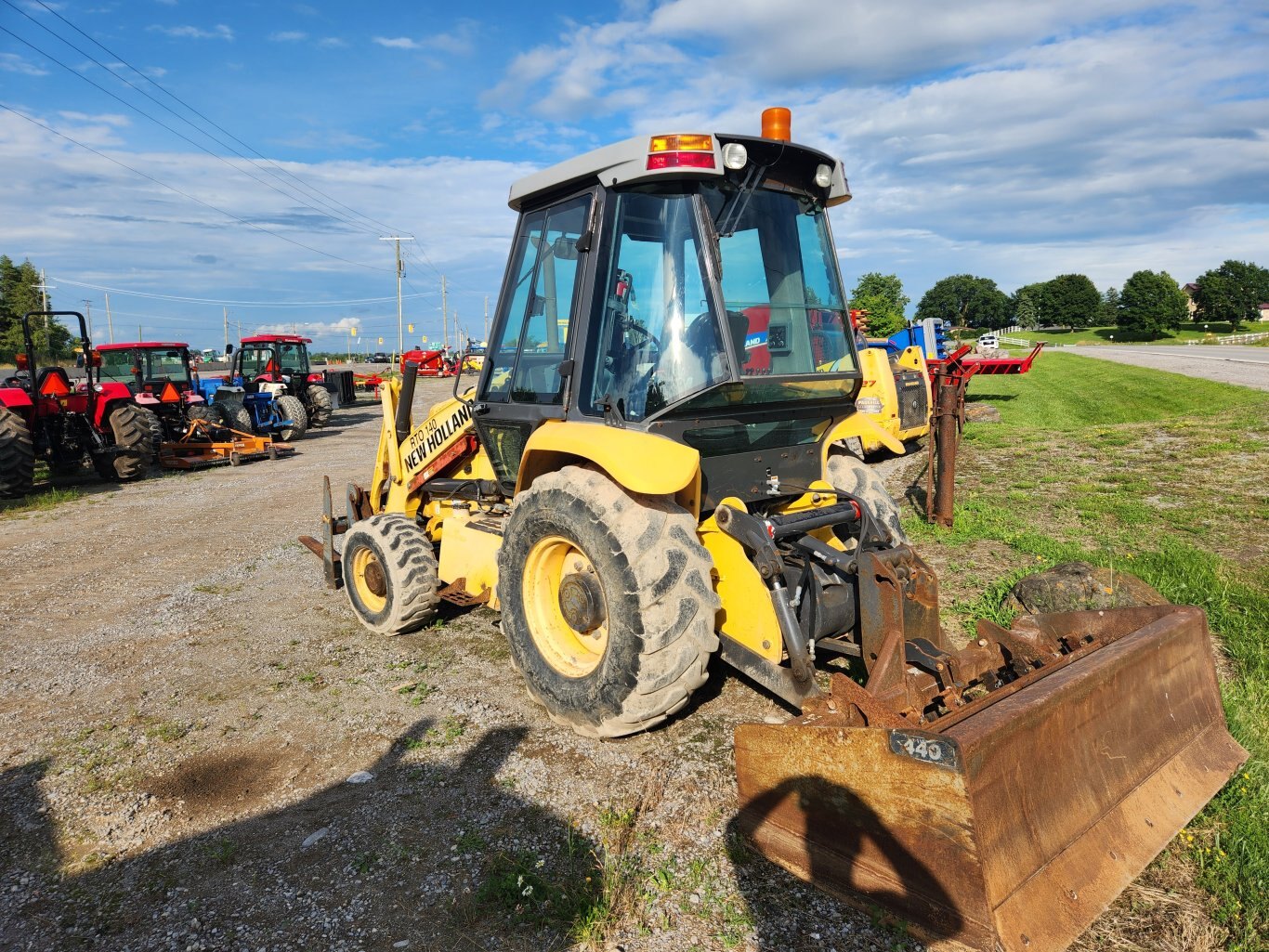 New Holland U80B Industrial Tractor/Skip Loader