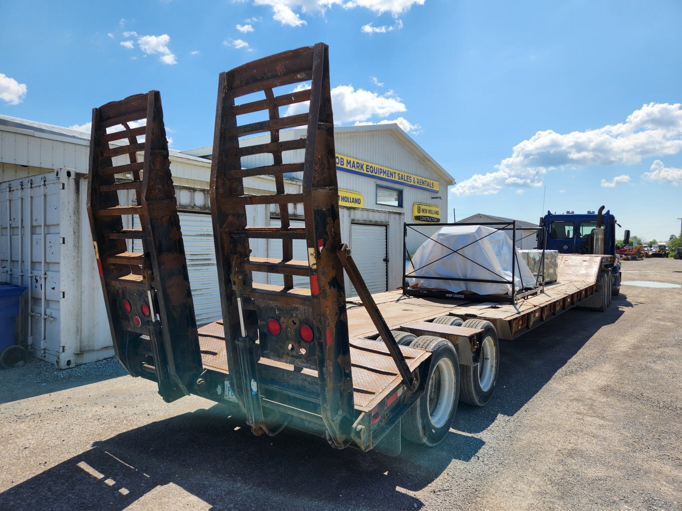 1988 Wallace LBT 30 low boy trailer