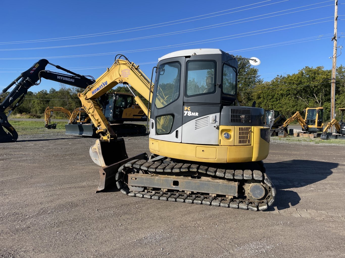 Komatsu PC78MR 6 excavator