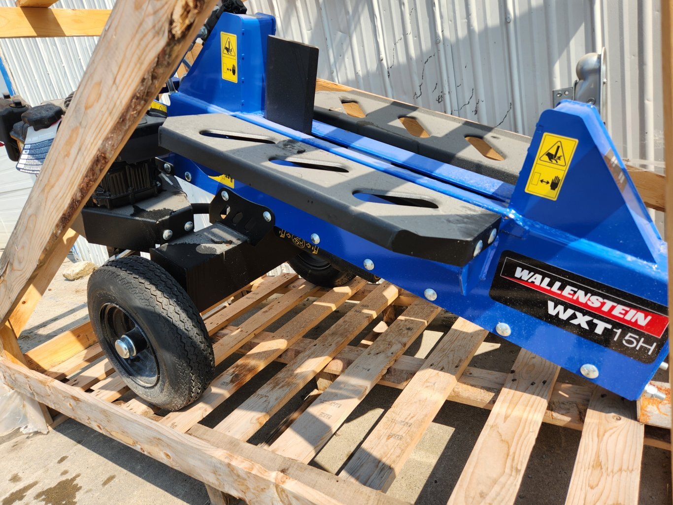 NEW Wallenstein WXT15H wood splitter