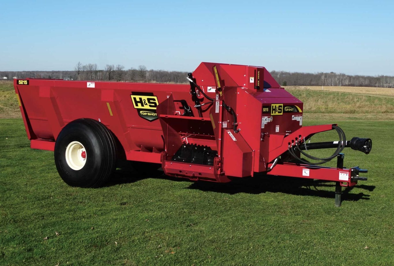 H&S TS5215 1,286 Gallon / 1,500 Gallon w/Extension Top Shot Manure Spreader
