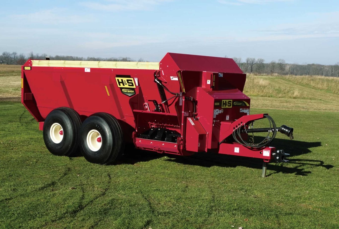 H&S TS5226 2,596 Gallon Top Shot Manure Spreader