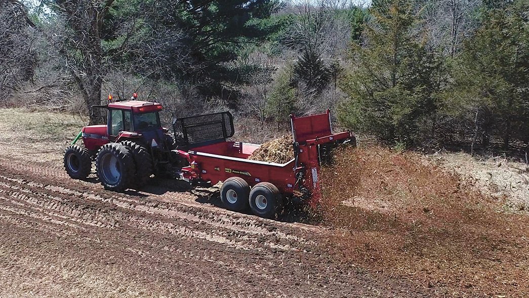 H&S PS6138 237 Cu. Ft. Struck Per ASAE S324.2 PowerSpread Manure Spreader