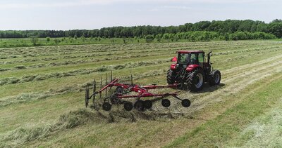 H&S AR2210 10-Wheel Action Rake