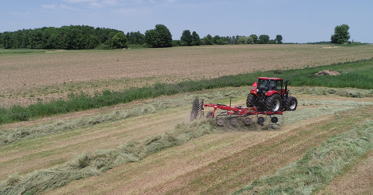 H&S AR3210 10 Wheel Action Rake