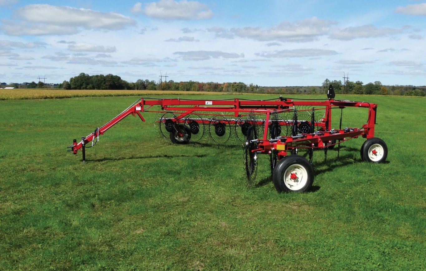 H&S HC4112 12 Wheel Hi Capacity Rake