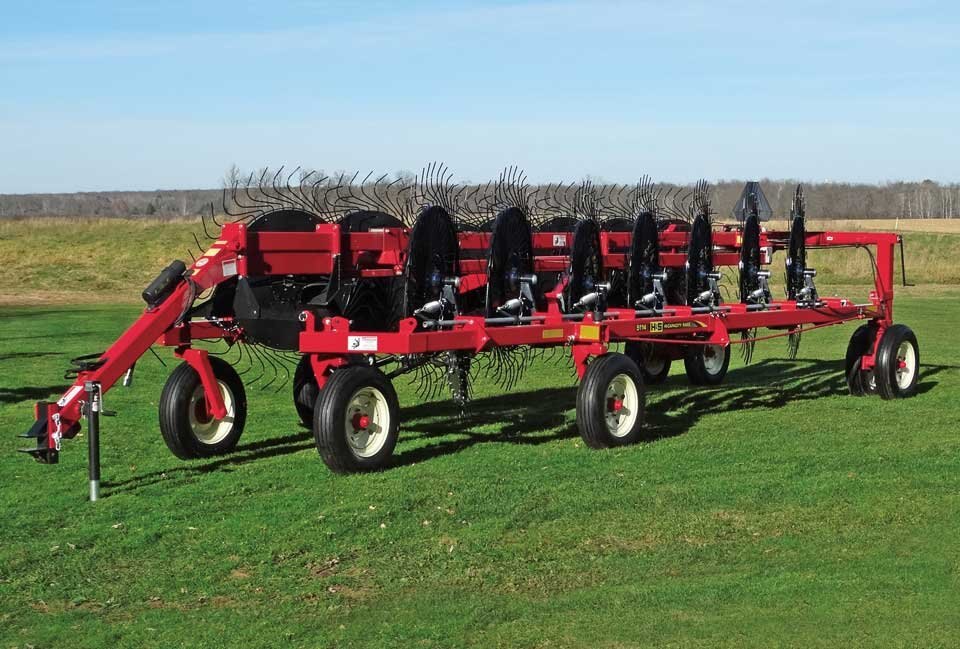 H&S HC5114 14 Wheel Hi Capacity Rake