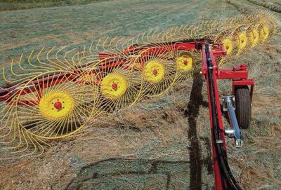 H&S TR-9/S 9-Wheel Rake