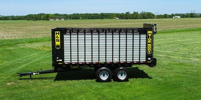 H&S WB8224A 24' Wide Body Rear Unload Forage Box