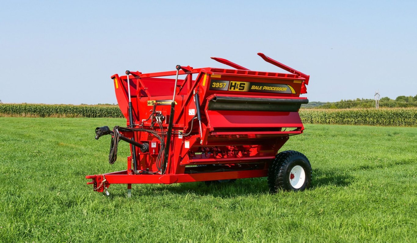H&S BP3957 Left Hand Discharge Bale Processor