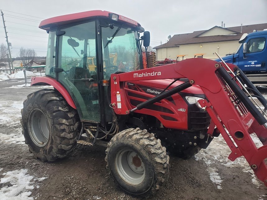 2019 Mahindra 2655 with cab, loader, & front snowblower