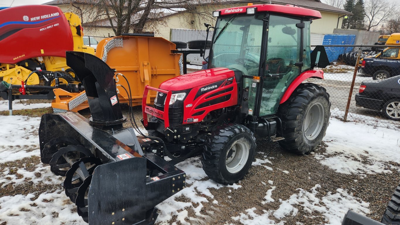 2019 Mahindra 2655 with cab, loader, & front snowblower