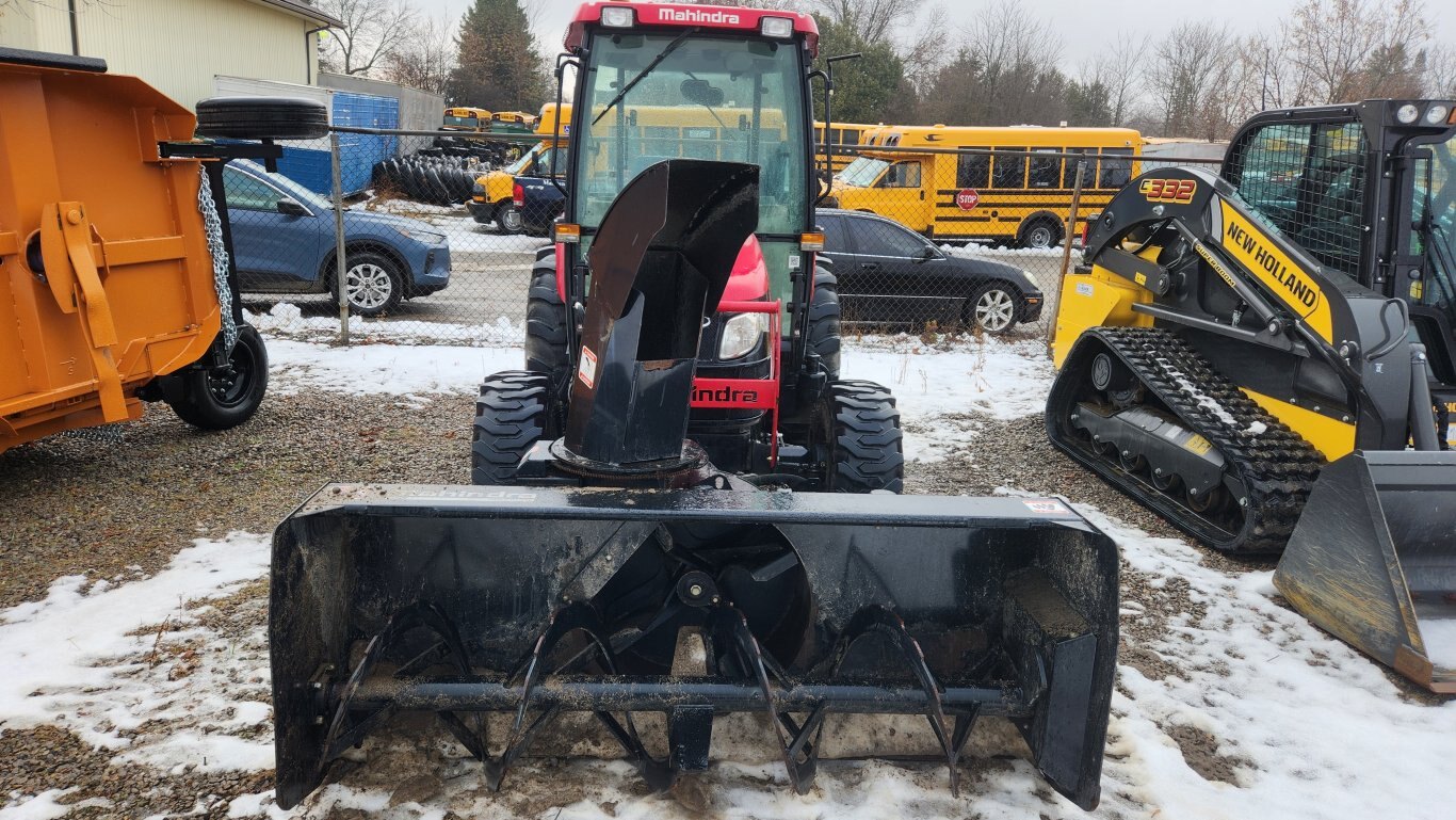 2019 Mahindra 2655 with cab, loader, & front snowblower