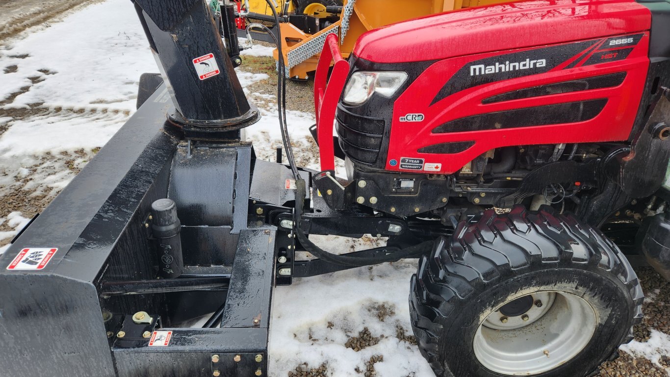 2019 Mahindra 2655 with cab, loader, & front snowblower