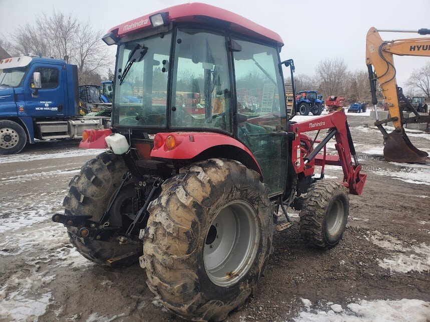 2019 Mahindra 2655 with cab, loader, & front snowblower