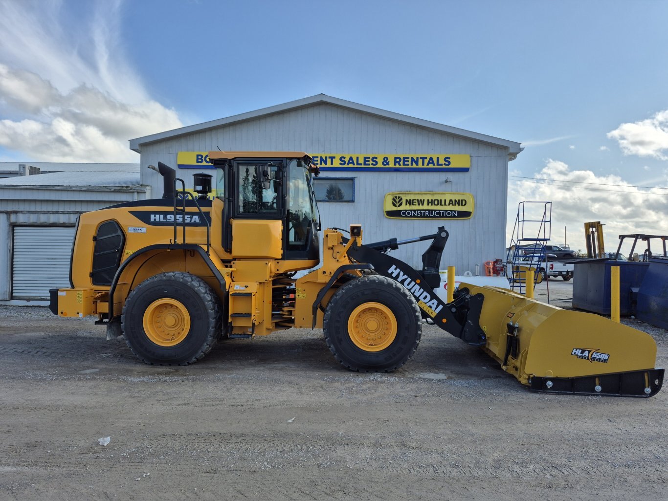 NEW HLA SP5505EF212 12' Edge Flex snow pusher