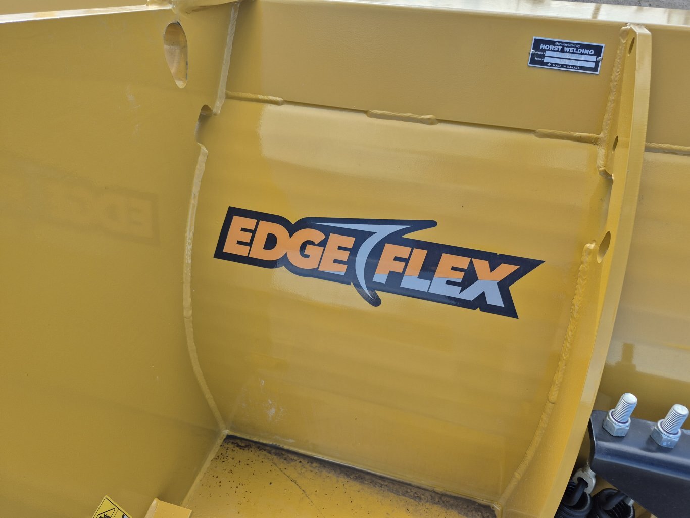 NEW HLA SP5505EF212 12' Edge Flex snow pusher