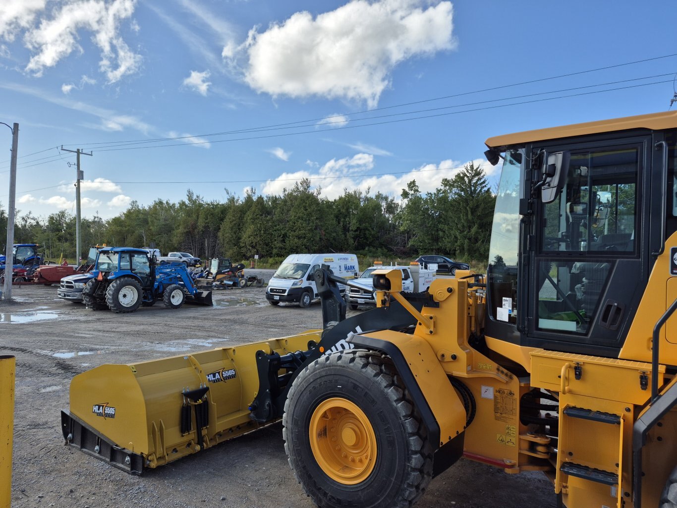 NEW HLA SP5505EF212 12' Edge Flex snow pusher