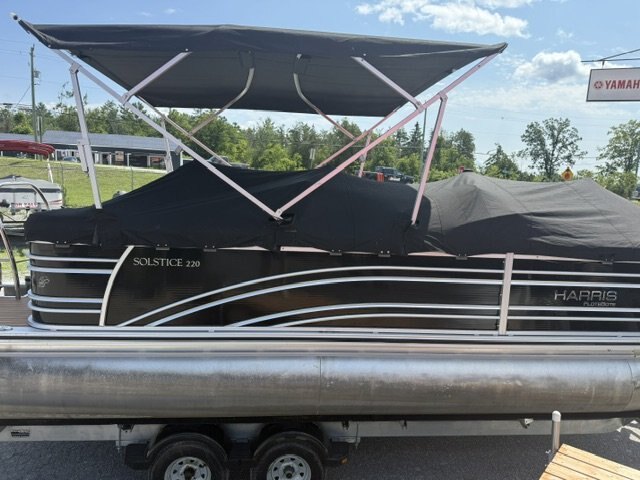 Just Arrived 2014 Harris Tritoon Excellent Shape Top of the line
