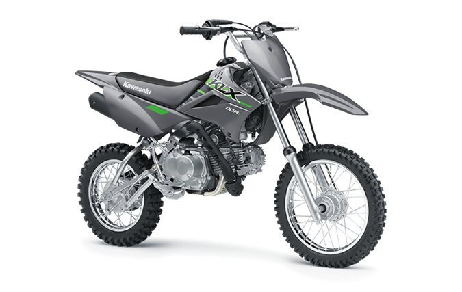 2025 Kawasaki KLX110R L Battle Gray