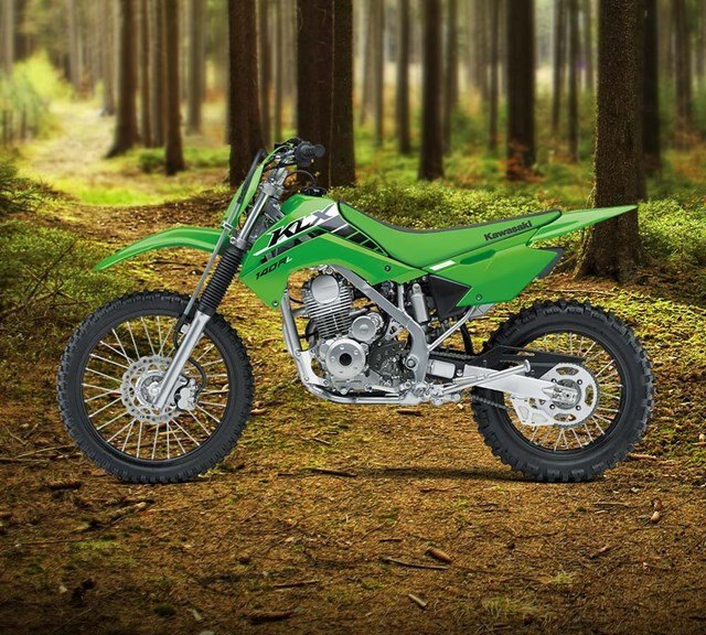 2025 Kawasaki KLX140R L Lime Green