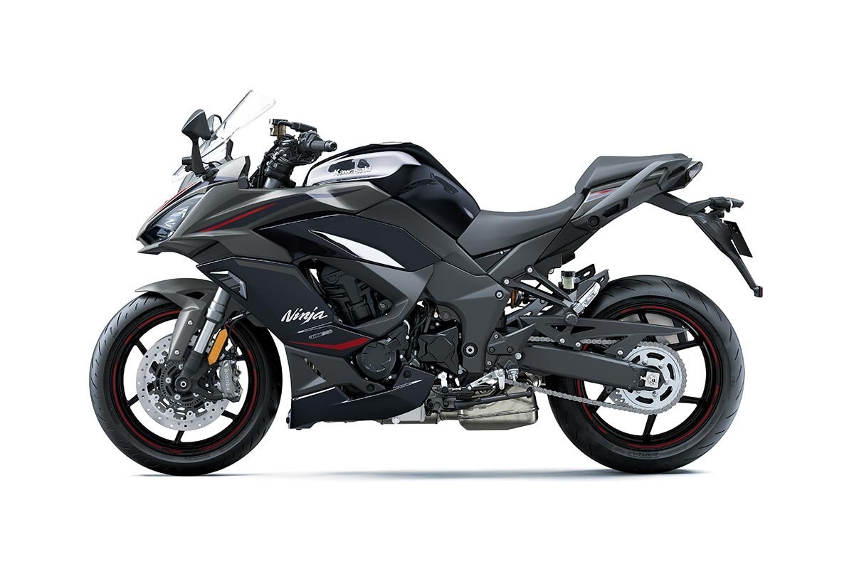 2025 Kawasaki NINJA 1100SX SE Metallic Matte Graphene Steel Gray / Metallic Diablo Black