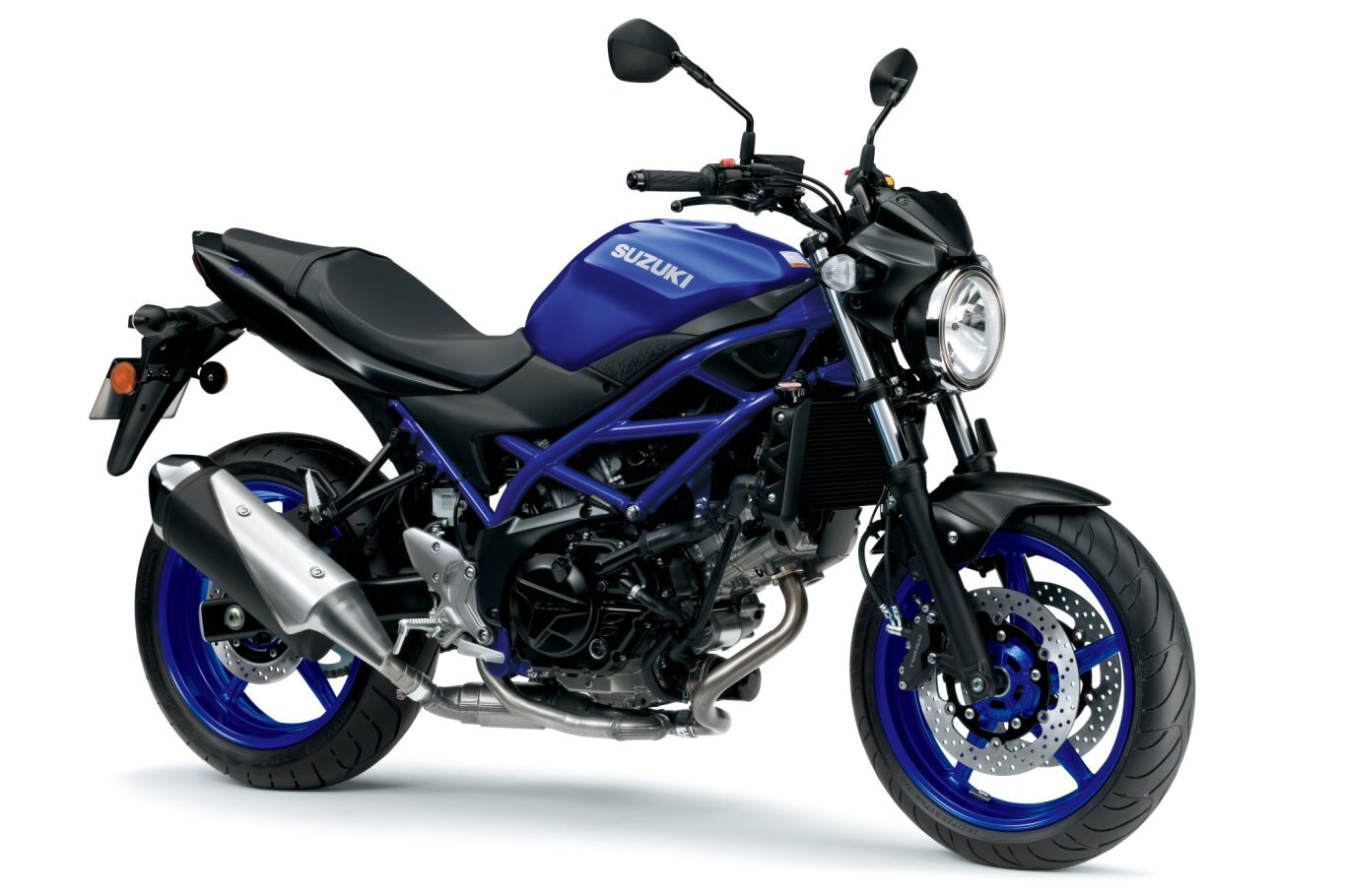 2025 Suzuki SV650A Pearl Vigor Blue / Metallic Mat Black No. 2