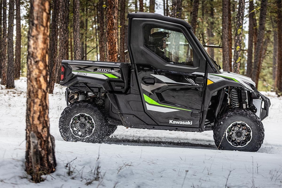 2025 Kawasaki RIDGE XR DELUXE HVAC Metallic Graystone