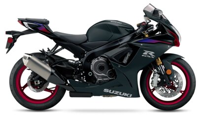 2026 Suzuki GSX-R750 Candy Daring Red / Metallic Mat Black No.2