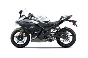 2026 Kawasaki NINJA 500 SE Pearl Robotic White / Pearl Matte Sage Green