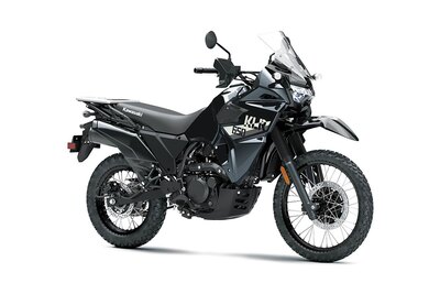 2026 Kawasaki KLR650 Metallic Spark Black