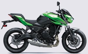 2026 Kawasaki Z650S Candy Lime Green / Metallic Carbon Gray
