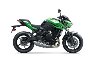 2026 Kawasaki Z650S Candy Lime Green / Metallic Carbon Gray