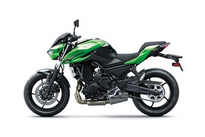 2026 Kawasaki Z650S Candy Lime Green / Metallic Carbon Gray